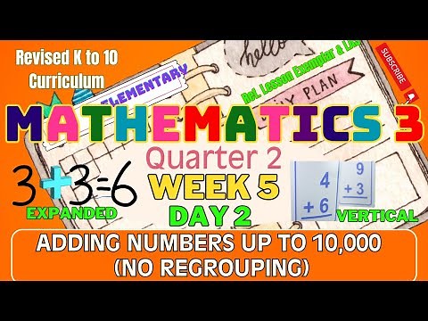 Grade 3 Math Q2 W5 D2 | Adding Numbers up to 10,000 (No Regrouping) | Revised K-12 MATATAG