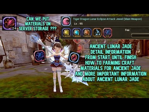 Ancient Lunar Jade Details From Start Until Finish : How To Farm Materials ? Can We Put in Storage ?
