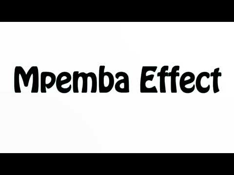 Learn How To Pronounce Mpemba Effect