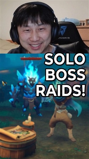 This game is all about soloing raid bosses!