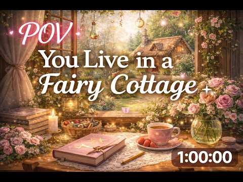 POV: You Live in a Fairy Cottage 🌸✨ | *Cozy Magical Ambience* (1 Hour)