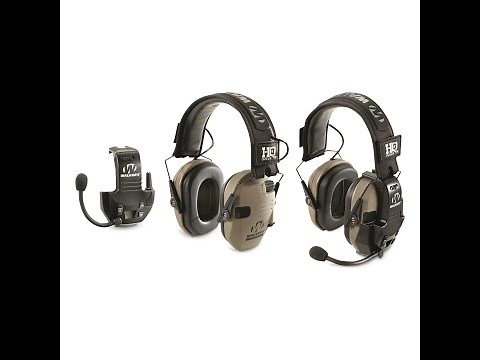 Walker's Razor Electronic Ear Muffs with UHF Communicator
