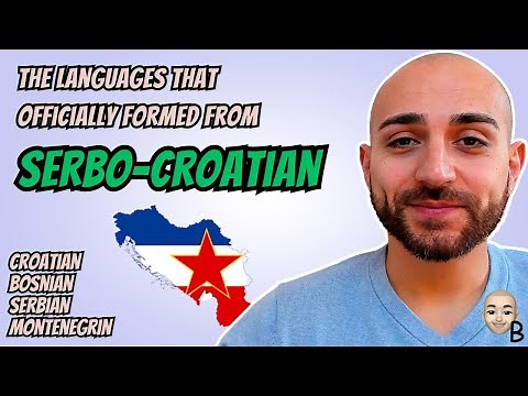 Serbian, Croatian, Bosnian, Montenegrin - languages that formed from Serbo-Croatian