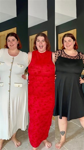 Manon Berryman on Instagram: "VOTE 1,2,3 ou 4 for your favorite(s) in the comments ➡️ I wear 3XL for a size US18/20 🚨 Download the SHEIN app, in the search bar type: FCZ2M and use my discount code LOVESSmanonberryman155 to get my trendiest Valentine’s day outfits on SHEIN! ✨ Unlock 15% off on selected items over $9.99! ALL LINKS UNDER MY BIO and down below: White Dress: SHEIN MOD CURVE 🆔 49326704 🔗 https://shein.top/5cxzth1 Red Long Skirt Set: SHEIN BAE CURVE 🆔 177341876 🔗 https://shein.top