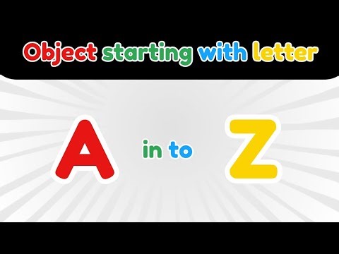 Object that start with letter A-Z full