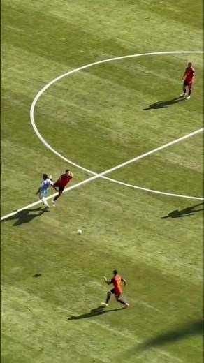 RED CARD : View Of Enzo Fernandez HORRIBLE Tackle On Pau Cubarsi In Argentina Spain World Cup Final