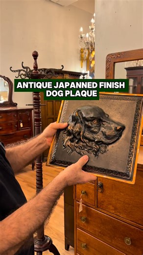 Take a look at this fabulous japanned-finish cast iron dog plaque that we found recently! DM or call 212-989-8814 to purchase! We can ship easily 📦 📍 Olde Good Things, 333 W 52nd St, New York NY 10019 🌐 ogtstore.com 🚛 Shipping available worldwide 📐 12.75 in. W x 12.75 in. H #antiques #dogs #wallplaque #antiqueshop #doglover | Olde Good Things