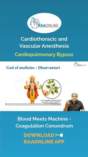 CTVA - Blood Meets Machine - Coagulation Conundrum by Prof. Ranjith Karthekeyan
