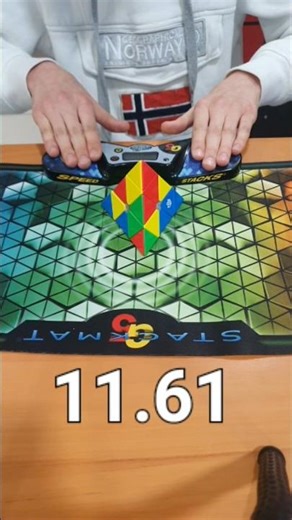 Résolution 11.61 sec au Pyraminx