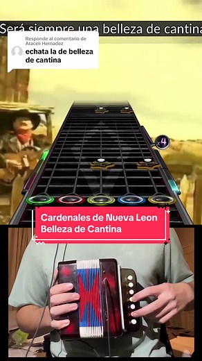 Respuesta a @Araceli Hernadez Cardenales de Nueva León - Belleza de Cantina ------------ #CardenalesDeNuevaLeon #BellezaDeCantina #AccordionHero #Accordion #Acordeon #GuitarHero #CloneHero #YARG ------------