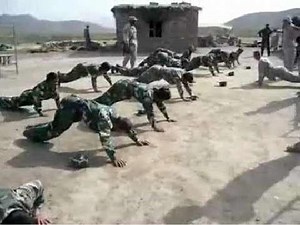 Humor: Push-ups in Afghanistan