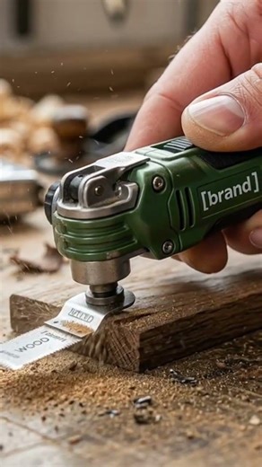 Tiny Oscillating Multi-Tool Cutting Wood – Mini Tool Magic! 🪵✨