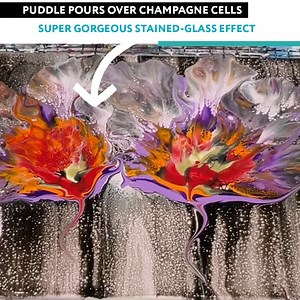 How To Achieve 3D Floaty Effects 👩‍🎨 | Acrylic art by Gilly Kube