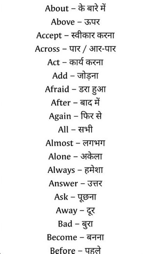 WORD MEANING #english