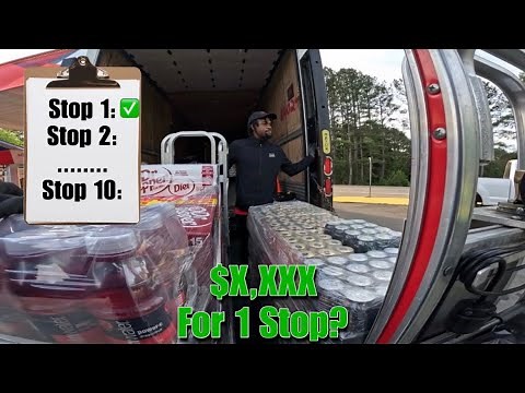 This is What ONE Coca Cola Delivery Looks Like... (Local CDL Truck Driver)