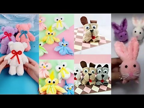 How to make a washcloth animals