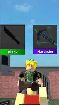Best mm2 knifes that matches with your harvester #mm2