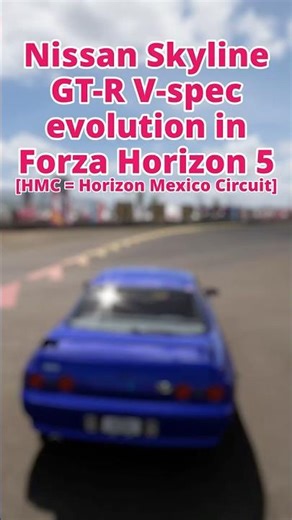 Nissan Skyline GT-R V-spec evolution in Forza Horizon 5