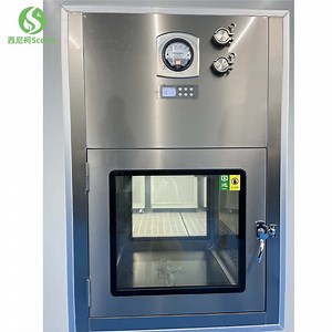 [Hot Item] Cleanroom Laminar Air Flow Pass Box Stainless Steel Dynamic Pass Box