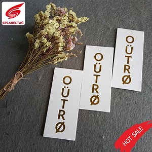 [Hot Item] Garment Custom New Design Price Hang Tag for Garment