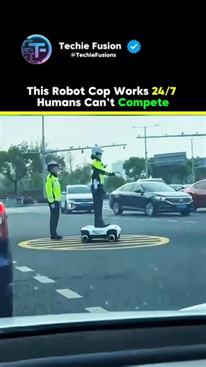 Robot Cop Never Gets Tired Unlike Humans On Duty #automation #robot #engineering