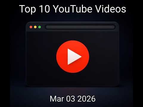 The 10 Biggest YouTube Videos Today - March 3 '26