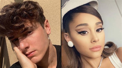 Bryce Hall hits back at Ariana Grande and claims she's probably partying in secret