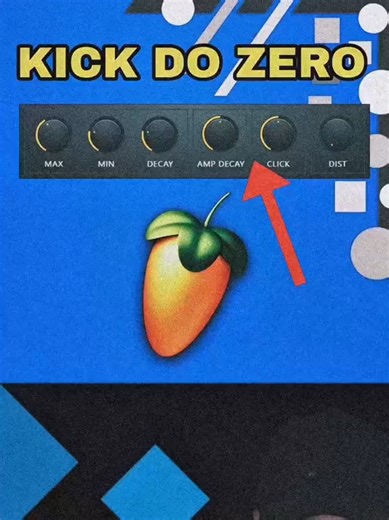 Como Criar um Kick do Zero no FL Studio (Só com Plugin Nativo #FLStudio #ProduçãoMusical #AprendaFLStudio #DicasDeProdução