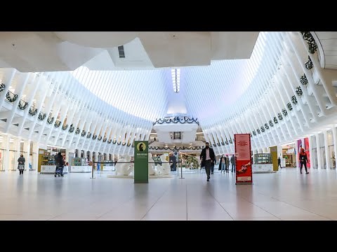 A Look At Calatrava's World Trade Center Oculus Train Terminal, (PATH), New York City