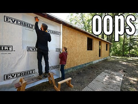 Windows & House Wrap - Home Renovation