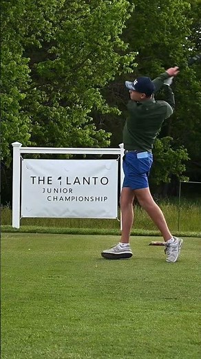 Lanto Griffin gets junior golfers started in round one 🤩
