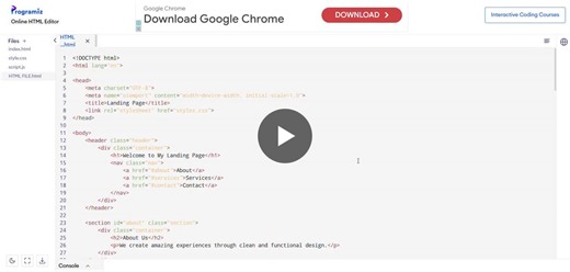"Excited to share my CodSoft Web Development Internship project – LANDING PAGE"Through this experience, I honed my HTML, CSS, and responsive design skills, gaining valuable insights into… | Monika Chowdry