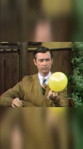 Mister Rogers Plays with a Balloon #mrrogers #balloonfun #balloons #funactivitiesforkids