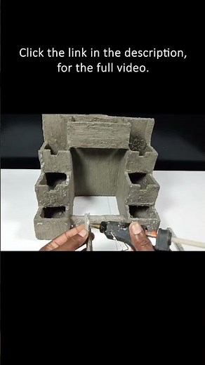 Easy cement and Styrofoam mini waterfall