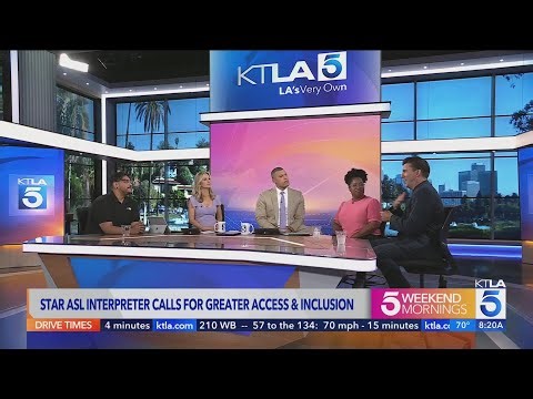 Viral ASL interpreter calls for more deaf access and inclusion