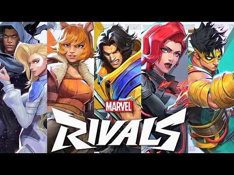 Marvel Rivals All 8 New Characters Gameplay and Abilities (4k)