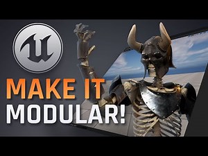 Create Modular Character Packs in UNREAL ENGINE