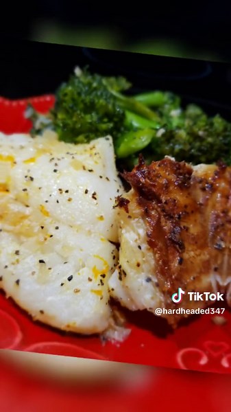 Grilled Cod with Citrus Cream Sauce Delight
