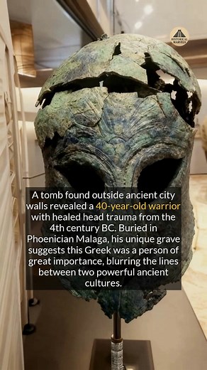 77K views · 684 reactions | A Greek warriors tomb found in Phoenician Malaga blurs the lines between two ancient cultures. #ancienthistory #archaeology #discovery | Historical Marvels | Facebook