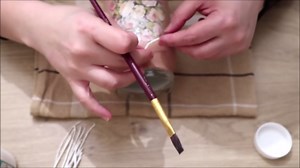 Creative DIY Kitchen Canisters – Recycled Glass Jar Decoupage with Acrylic Paints and Gold