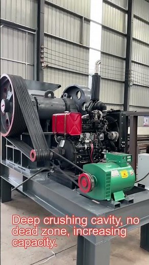 Mobile small jaw rock crusher , Diesel jaw crusher