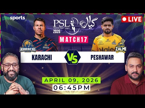 Peshawar Zalmi vs Karachi Kings PSL Match Live!