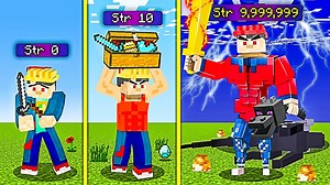 i upgraded into the world's strongest man in minecraft