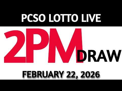 Lotto Result Today 2pm Draw February 22, 2026 Swertres Ez2 PCSO LIVE