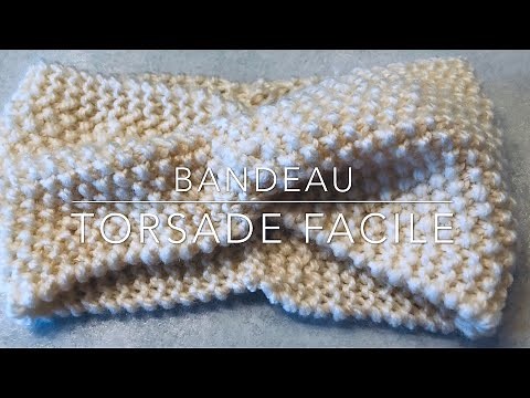 TWISTED HEADBAND | easy knitting - intermediate