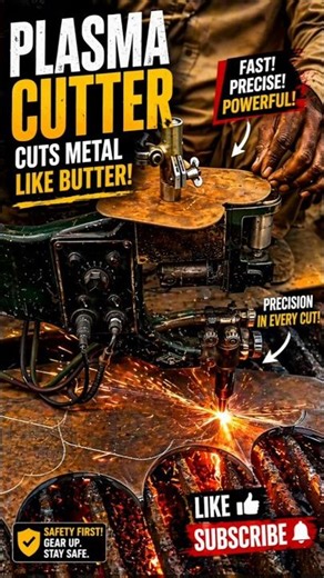 “Plasma Cutter in Action – Cutting Metal Like Butter! ⚡🔥”#viral #shorts #youtubeshorts