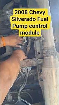 2008 Chevy silverado 5.3 Fuel pump control module replacement#chevysilverado #fuelpump #mechanic