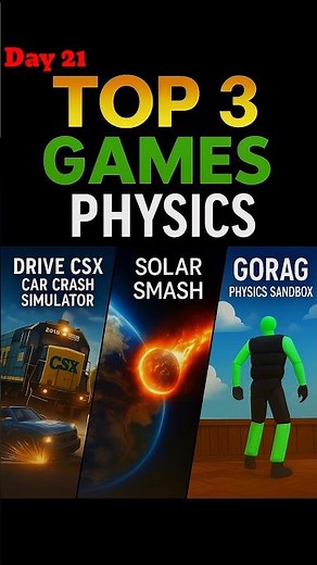 Physics Lovers Must Try These 3 Games! 🤯🔥 | Trending 2025 21/30