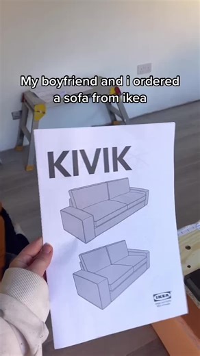 Assembling Ikea Kivik Sofa with My Boyfriend | Step-by-Step Guide