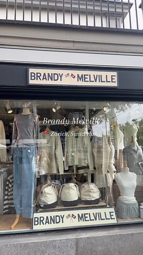 Exploring Brandy Melville in Zurich, Switzerland